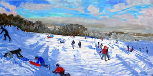 Snow Flurries, Allestree Park, Derby